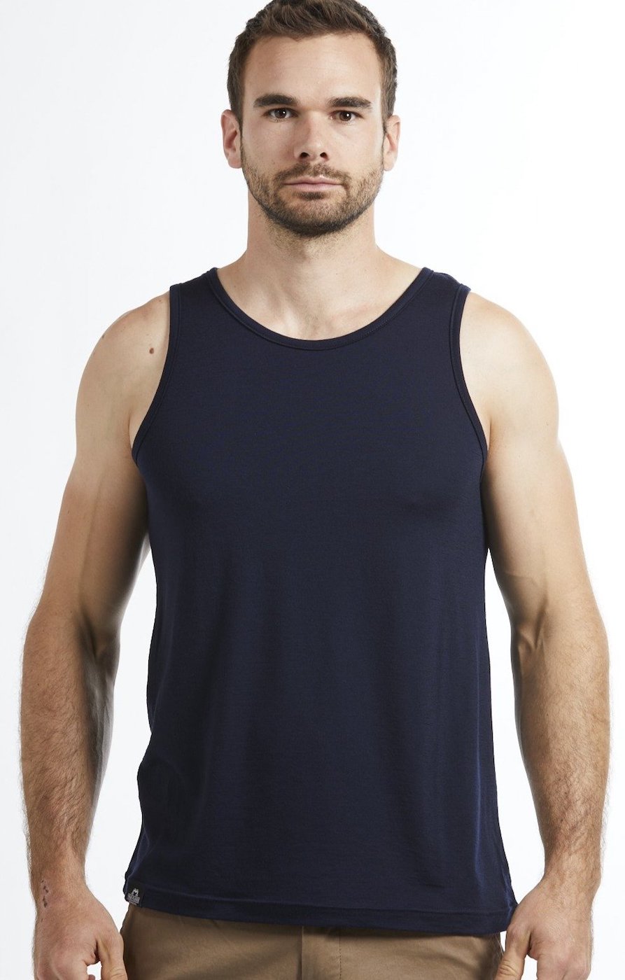 Tank Top | Navy | True Fleece New Zealand