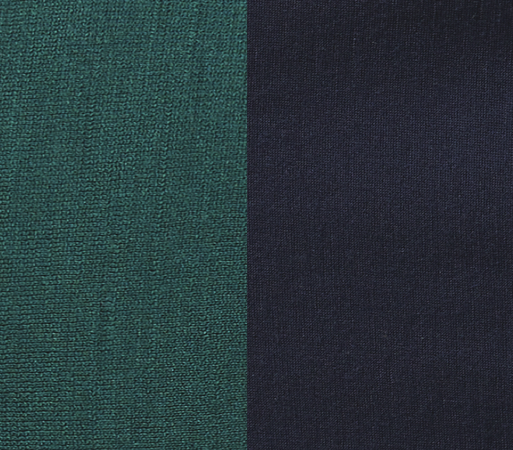 Kids Ridgeline Hoodie | Navy &amp; Green