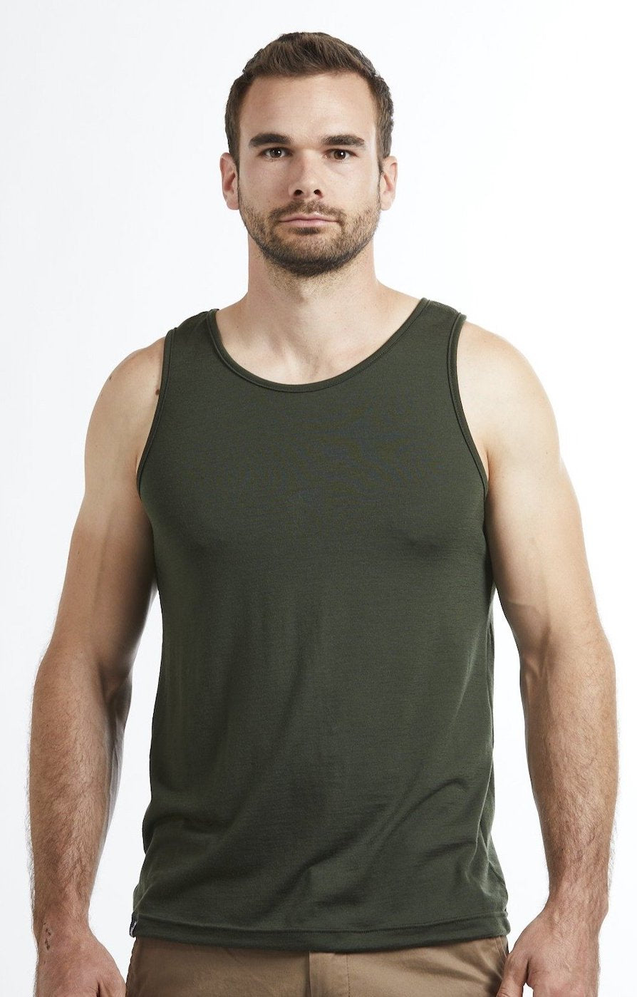 Tank Top | Olive | True Fleece New Zealand
