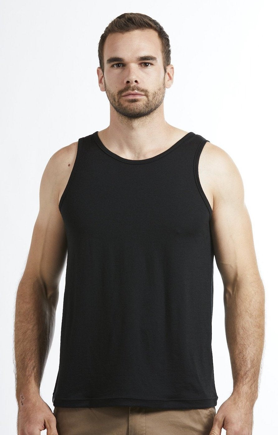 Tank Top | Black | True Fleece New Zealand