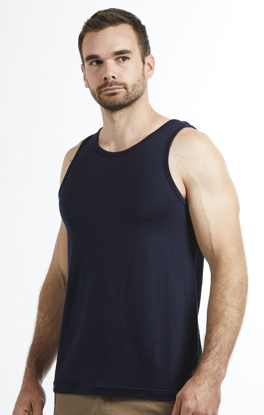 Tank Top | Navy | True Fleece New Zealand