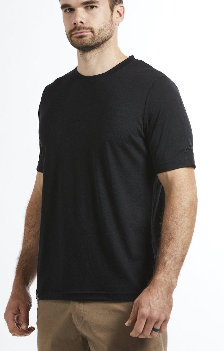 T-shirt | Black | True Fleece New Zealand