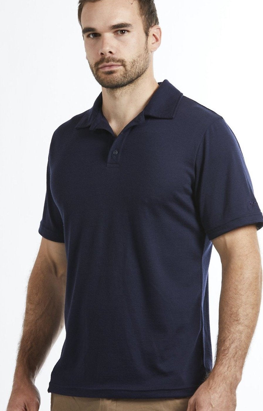 Short Sleeve Polo Shirt | Navy | True Fleece New Zealand