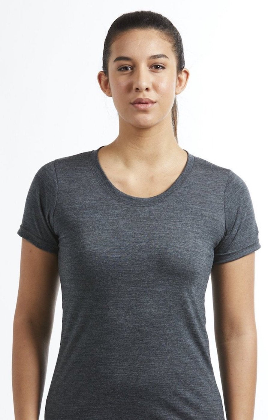 T-shirt | Grey Marle | True Fleece New Zealand