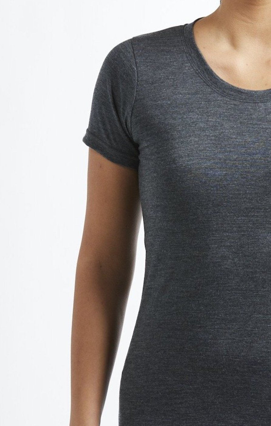 T-shirt | Grey Marle | True Fleece New Zealand