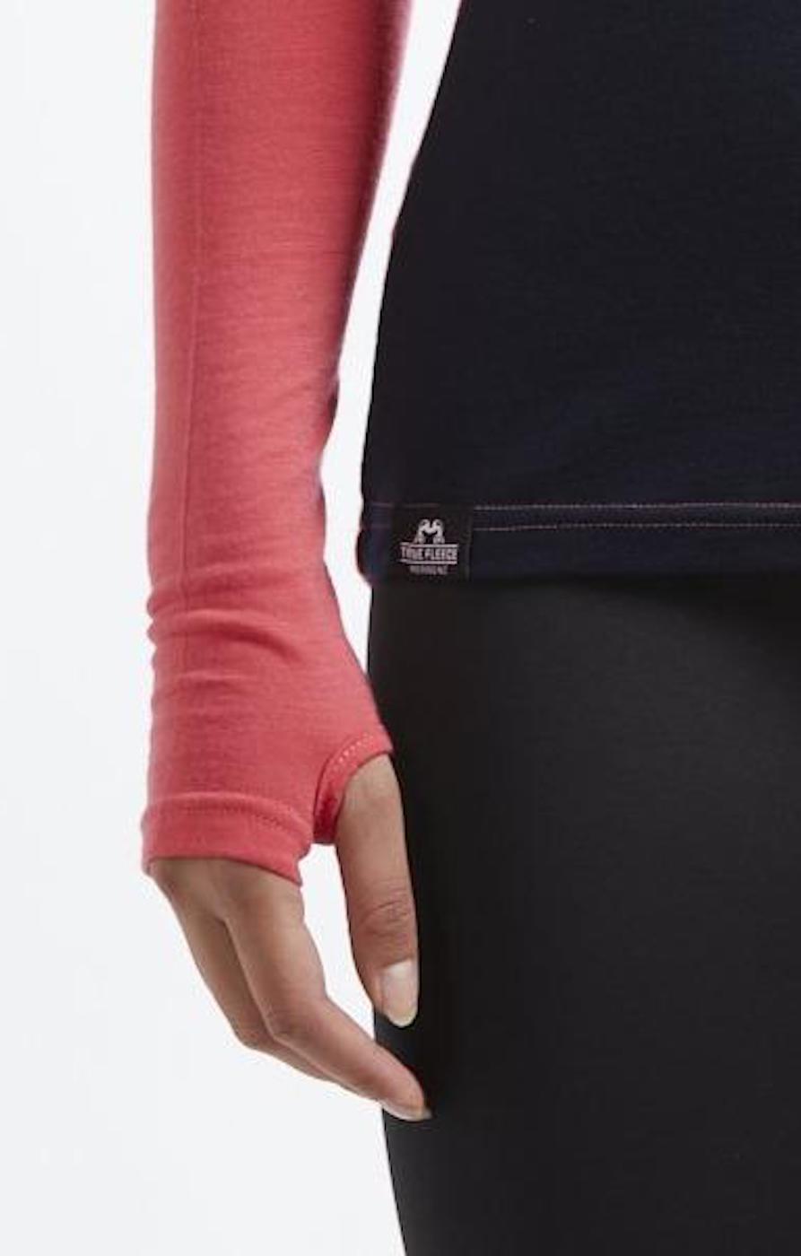 Everyday Quarter Zip | Paradise Pink &amp; Navy | True Fleece New Zealand