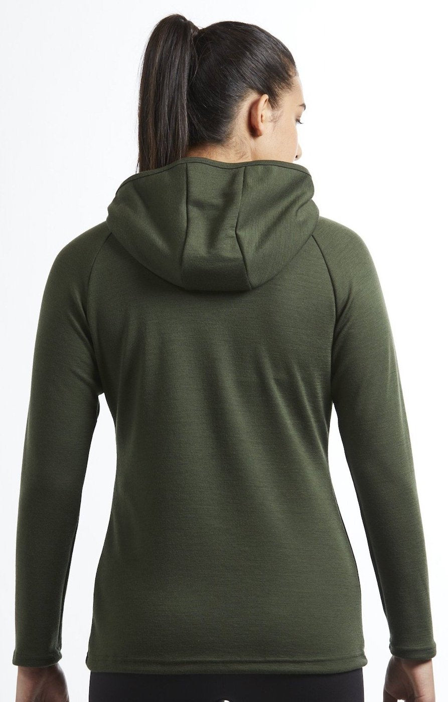 Mackenzie Hood | Olive &amp; Black | True Fleece New Zealand