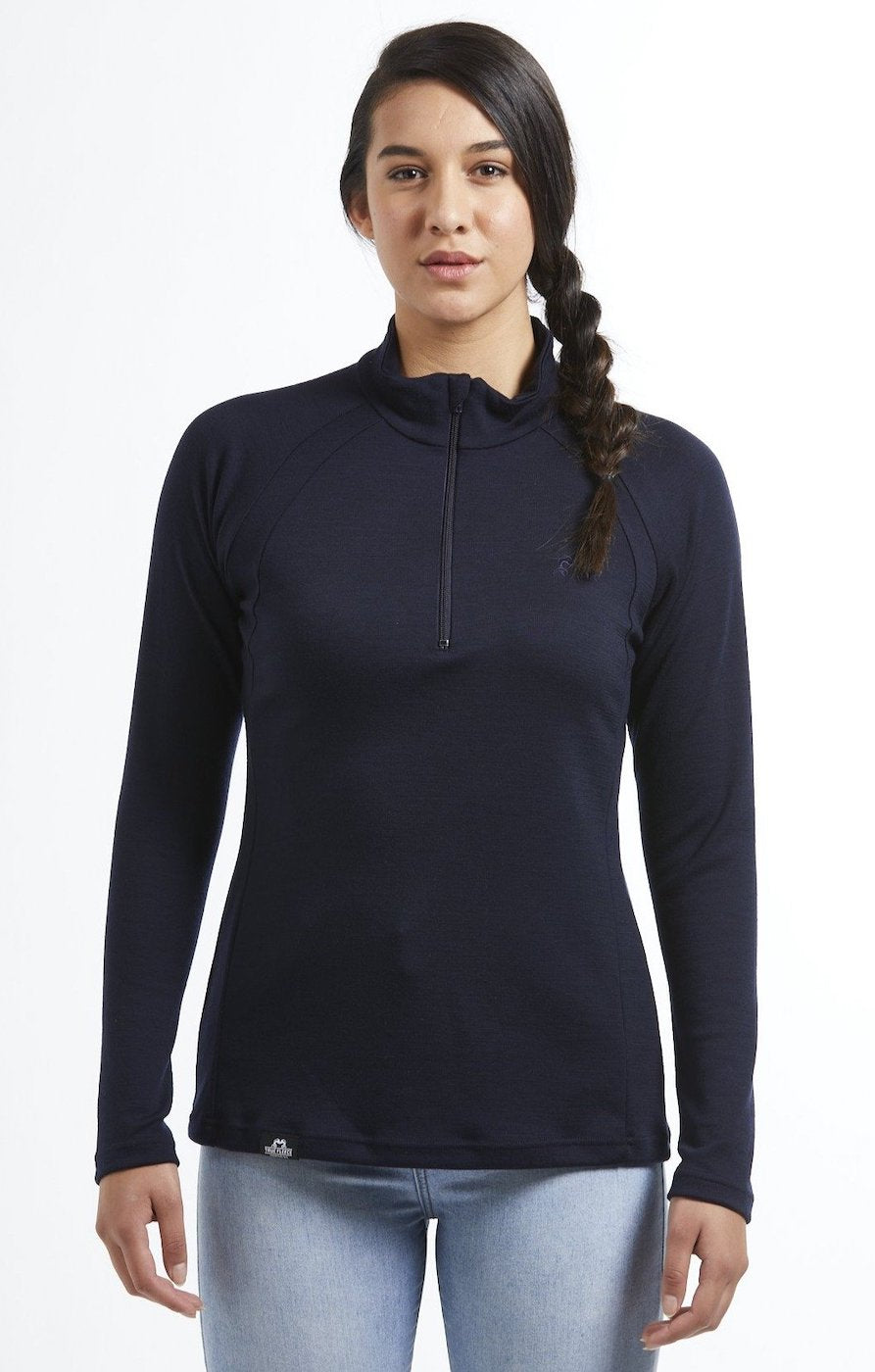 Hilltop Quarter Zip Jersey | Navy | True Fleece New Zealand