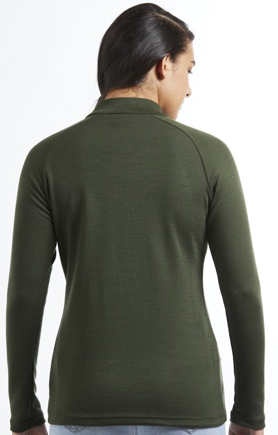 Hilltop Quarter Zip Jersey | Olive | True Fleece New Zealand