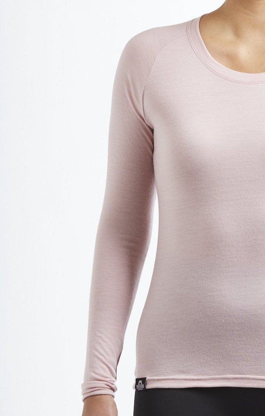 Long Sleeve Base Layer | Pink | True Fleece New Zealand