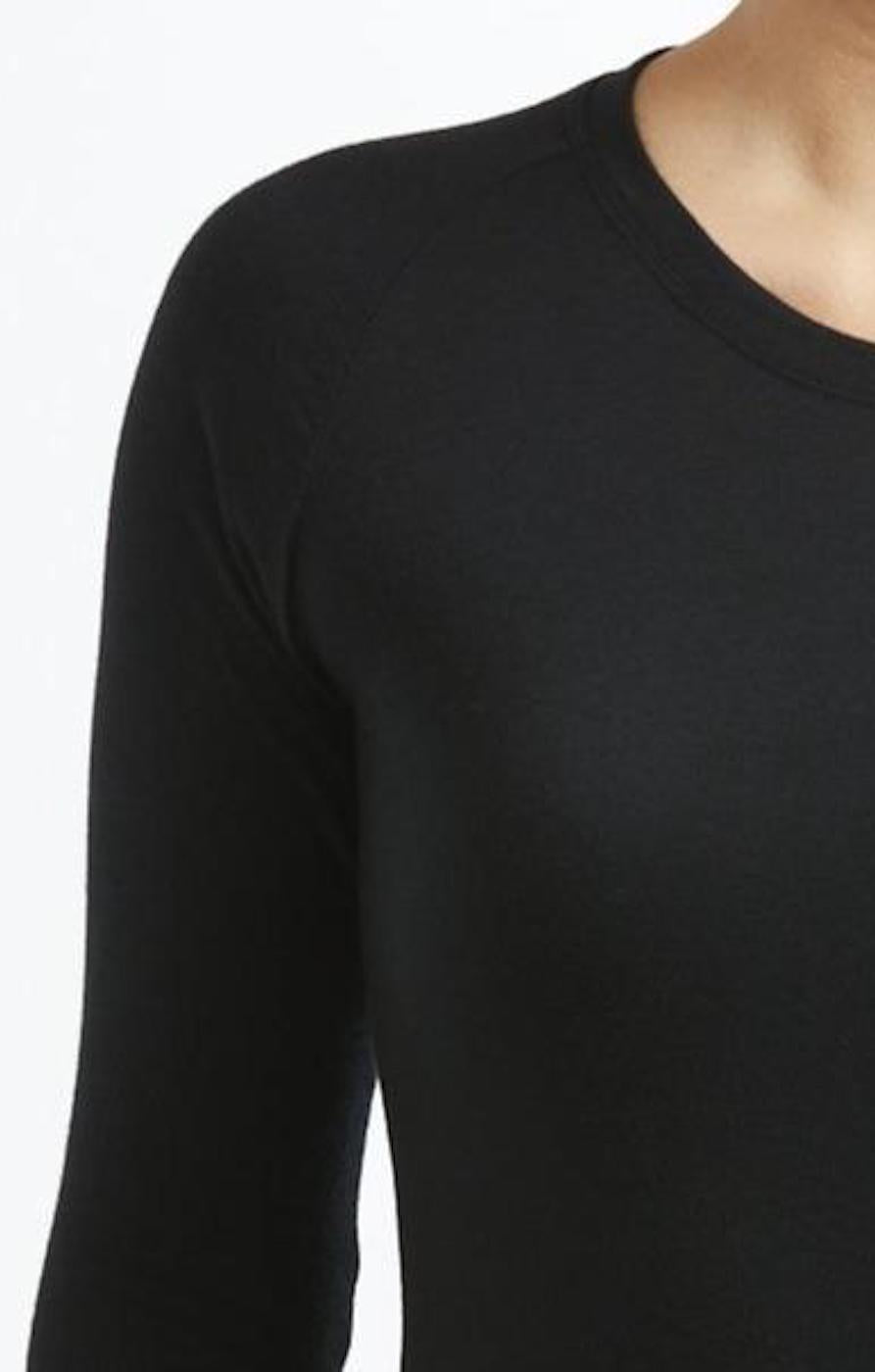 Long Sleeve Base Layer | Black | True Fleece New Zealand