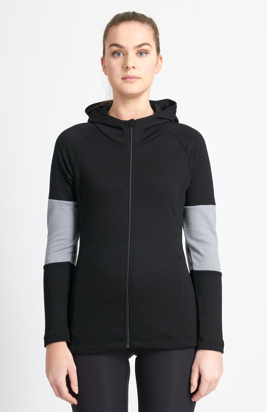 Akaroa 2.0 Zip Hoodie | Black/Grey