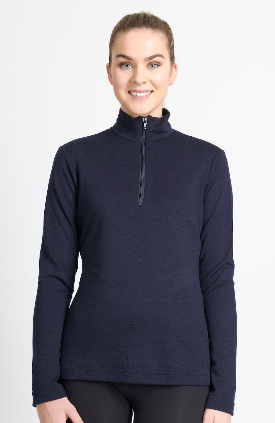 Womens Coast Quarter Zip Jersey | Navy