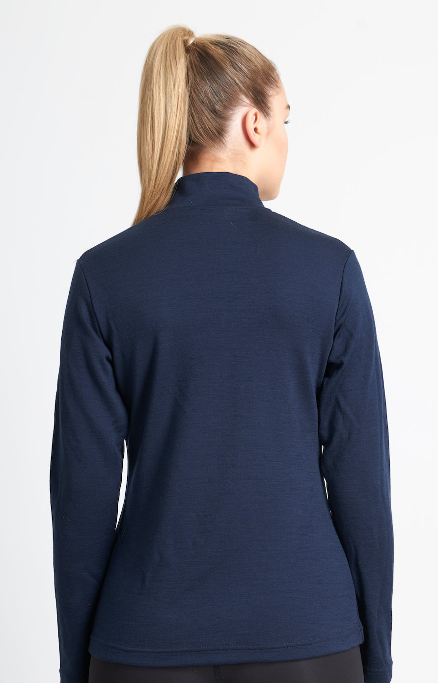 Womens Coast Quarter Zip Jersey | Navy &amp; Red