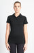 Womens Short Sleeve Polo Shirt | Black