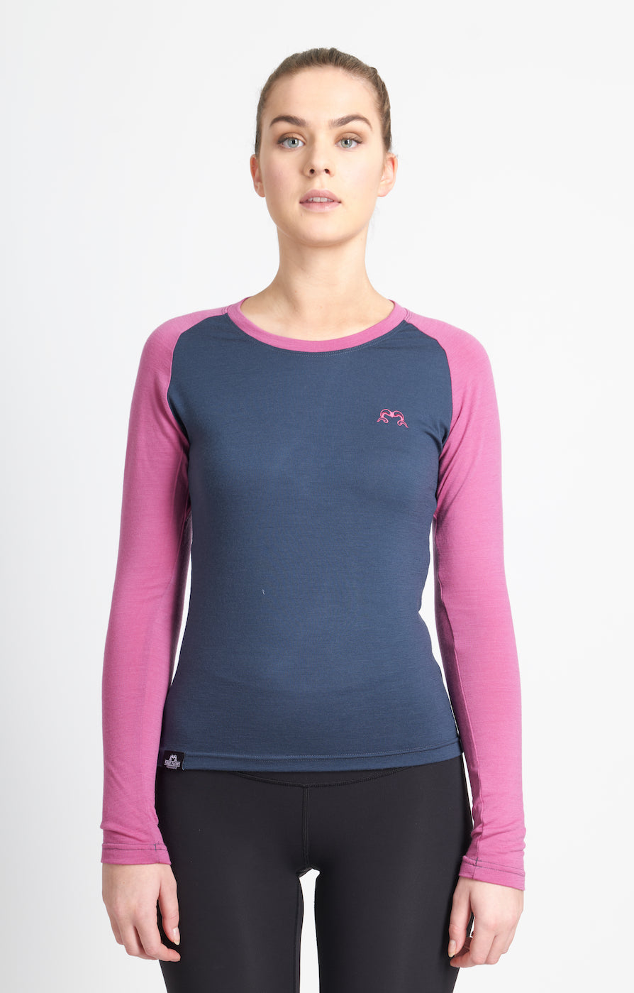Long Sleeve Base Layer | Marlin/Orchid