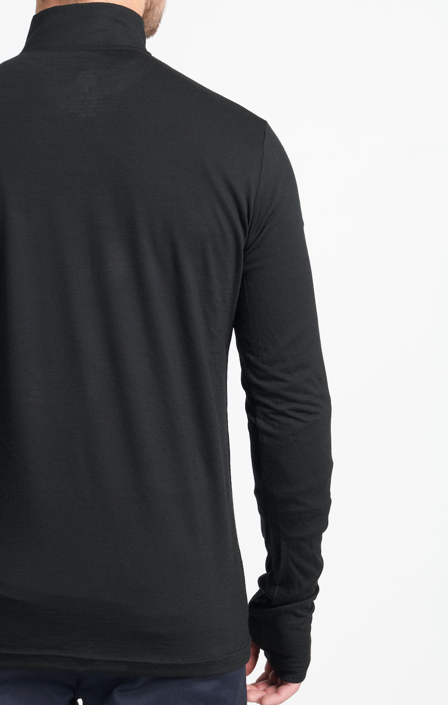 Everyday Quarter Zip | Black