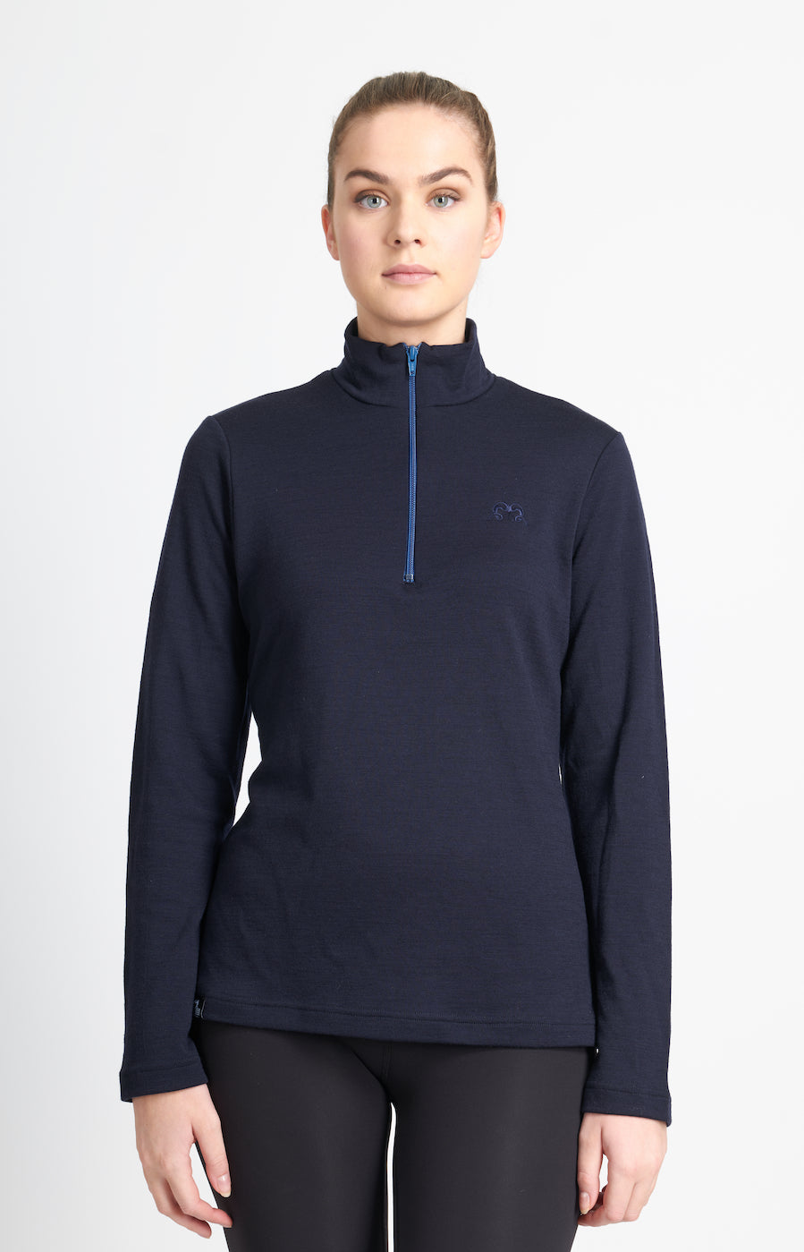 Womens Coast Quarter Zip Jersey | Navy & Royal