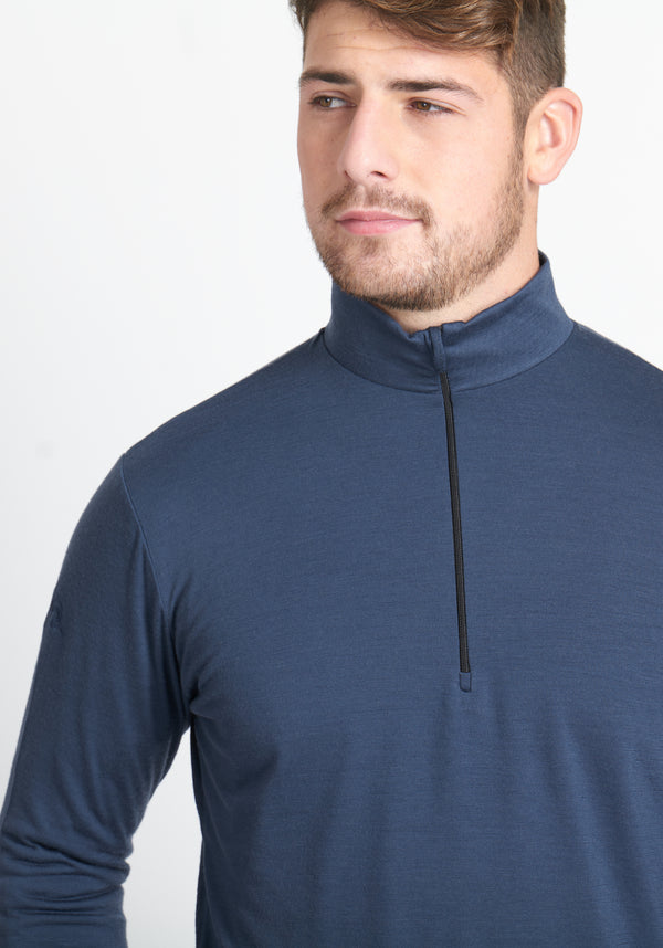 Everyday Quarter Zip | Marlin | True Fleece New Zealand