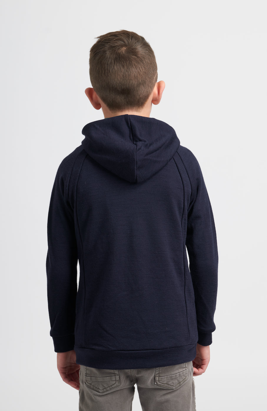 Kids Ridgeline Hoodie | Navy &amp; Green