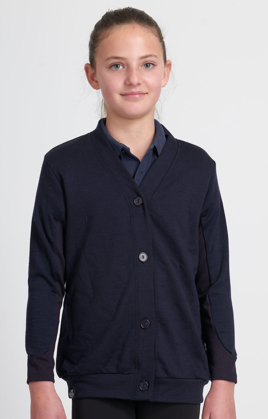 Kids hot sale navy cardigan